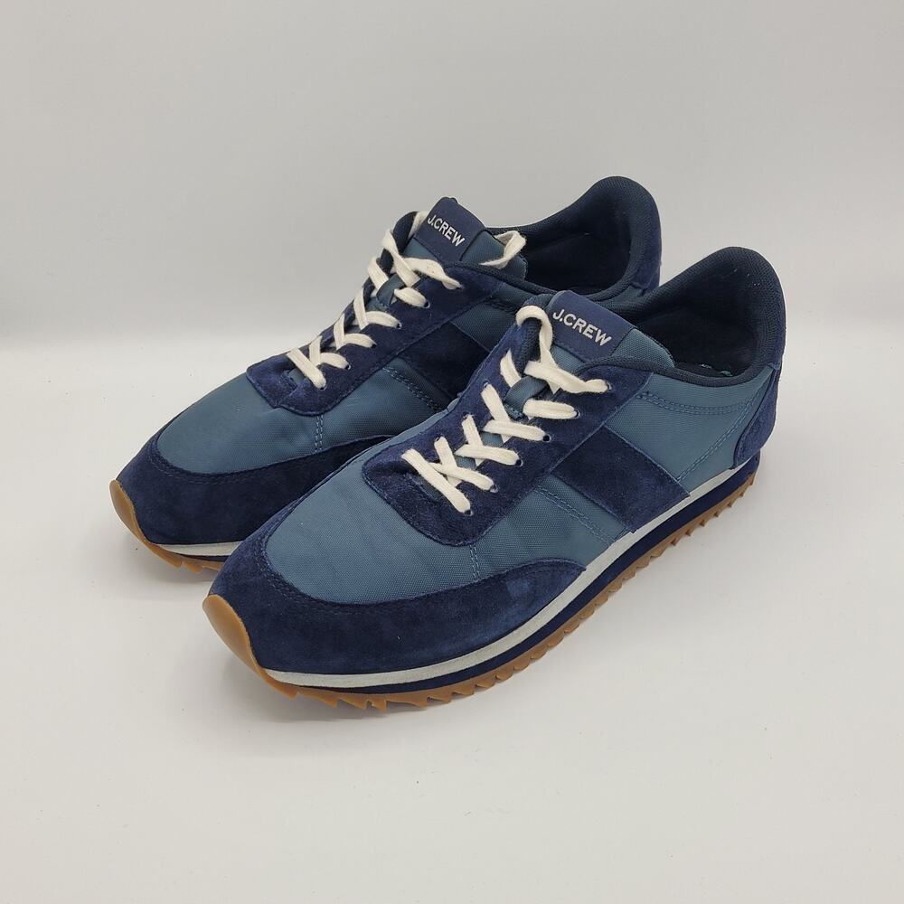 J.Crew men's retro trainers blue men's size 10